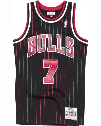 MITCHELL & NESS CHICAGO BULLS TONI KUKOC #08 SWINGMAN 2.0 JERSEY BLACK
