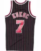MITCHELL & NESS CHICAGO BULLS TONI KUKOC #08 SWINGMAN 2.0 JERSEY BLACK