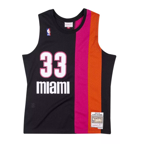 MITCHELL & NESS MIAMI HEAT ALONZO MOURNING 2005-06 SWINGMAN JERSEY BLACK