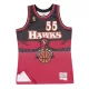 MITCHELL & NESS ATLANTA HAWKS DIKEMBE MUTOMBO 1996-97' #55 SWINGMAN JERSEY SCARLET