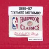 MITCHELL & NESS ATLANTA HAWKS DIKEMBE MUTOMBO 1996-97' #55 SWINGMAN JERSEY SCARLET