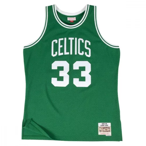 MITCHELL & NESS BOSTON CELTICS LARRY BIRD 1985-86' #33 SWINGMAN 2.0 JERSEY GREEN XL
