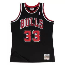  MITCHELL & NESS CHICAGO BULLS SCOTTIE PIPPEN 1997-98 #33 SWINGMAN 2.0 JERSEY BLACK