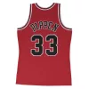 MITCHELL & NESS CHICAGO BULLS SCOTTIE PIPPEN 1997-98' #33 SWINGMAN 2.0 JERSEY RED