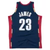 MITCHELL & NESS CLEVELAND CAVALIERS LEBRON JAMES 08-09'#23 ALT. SWM. 2.0 JERSEY NAVY