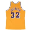 MITCHELL & NESS LOS ANGELES LAKERS MAGIC JOHNSON #32 SWINGMAN 2.0 JERSEY YELLOW