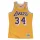 MITCHELL & NESS LOS ANGELES LAKERS SHAQUILLE ONEAL #34 SWINGMAN 2.0 JERSEY YELLOW