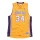 MITCHELL & NESS LOS ANGELES LAKERS SHAQUILLE O'NEAL Mens Swingman Jersey Light Gold