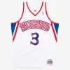 MITCHELL & NESS PHILADELPHIA 76ERS ALLEN IVERSON #03 SWINGMAN 2.0 JERSEY WHITE