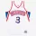 MITCHELL & NESS PHILADELPHIA 76ERS ALLEN IVERSON #03 SWINGMAN 2.0 JERSEY WHITE