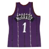 MITCHELL & NESS TORONTO RAPTORS TRACY MCGRADY 98-99' #1 SWINGMAN 2.0 JERSEY PURPLE