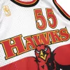 MITCHELL & NESS ATLANTA HAWKS DIKEMBE MUTOMBO 96-97'#55 SWINGMAN 2.0 JERSEY WHITE