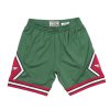MITCHELL & NESS NBA GREEN WEEK SWINGMAN SHORTS BULL 08-09 DARK GREEN