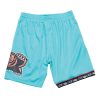 MITCHELL & NESS NBA VANCOUVER GRIZZLIES ROAD SWINGMAN SHORTS 96-97 TEAL