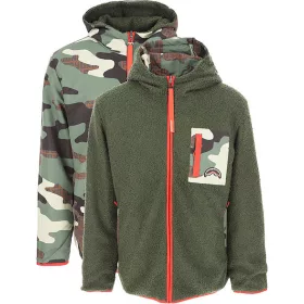SPRAYGROUND DOUBLE TEDDY NYLON JACKET GREEN