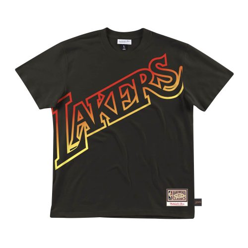 MITCHELL & NESS LOS ANGELES LAKERS FLAMES TEE BLACK/ BLACK