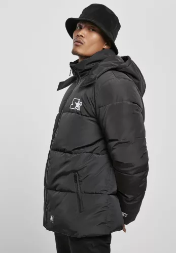 STARTER STARTER PUFFER JACKET BLACK