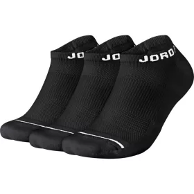 JORDAN JUMPMAN NO-SHOW SOCKS (3 PAIR) BLACK/BLACK/BLACK