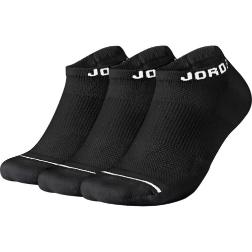 JORDAN JUMPMAN NO-SHOW SOCKS (3 PAIR) BLACK/BLACK/BLACK