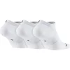 Jordan Jumpman No-Show Socks (3 Pair) WHITE/WHITE/WHITE/BLACK
