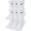 NIKE EVERYDAY CUSH SOCKS 6PR 132 WHITE/BLACK
