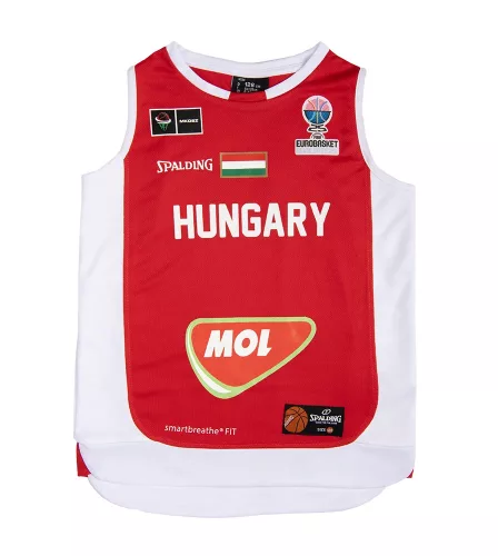 Hunbasket Spalding Hivatalos Mez Gyerek Piros