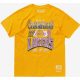 MITCHELL & NESS NBA LOS ANGELES LAKERS 3 X CHAMPIONS LAKERS TEE YELLOW