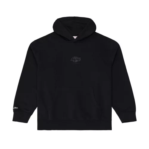 Mitchell & Ness NBA Los Angeles Lakers Core Essentials Fleece Hoodie Black