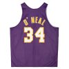 MITCHELL & NESS LOS ANGELES LAKERS SHAQUILLE O'NEAL Reversible Mesh Tank PURPLE