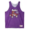 MITCHELL & NESS TORONTO RAPTORS VINCE CARTER Reversible Mesh Tank PURPLE