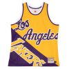 MITCHELL & NESS LOS ANGELES LAKERS Mens Mesh Tank Yellow
