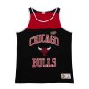 MITCHELL & NESS NBA HERITAGE COLOR BLOCKED TANK TOP CHICAGO BULLS BLACK-RED