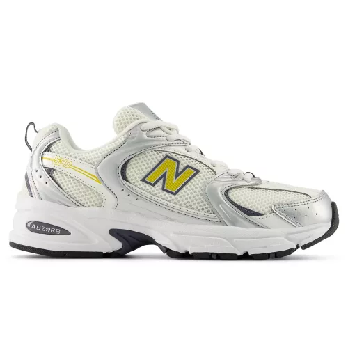 New Balance U530153 - 530 Lifestyle Shoes Silver Yellow Metalic