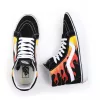 VANS FLAME SK8-HI REISSUE (Flame) Black/Black/True White