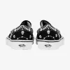 VANS CLASSIC SLIP ON (BANDANA) BLACK/TRUEWHITE