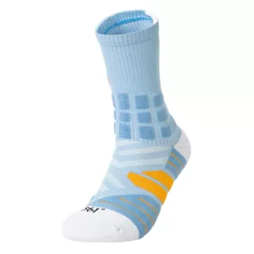 361° M's basketball long socks Lt.Blue