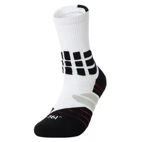 361° M's basketball long socks White
