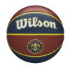 WILSON NBA TEAM TRIBUTE DENVER NUGGETS BASKETBALL 7 BLUE/MAROON