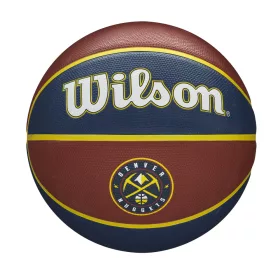   WILSON NBA TEAM TRIBUTE DENVER NUGGETS BASKETBALL 7 BLUE/MAROON