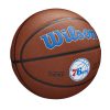 WILSON NBA TEAM COMPOSITE PHILADELPHIA 76ERS BASKETBALL 7 BROWN