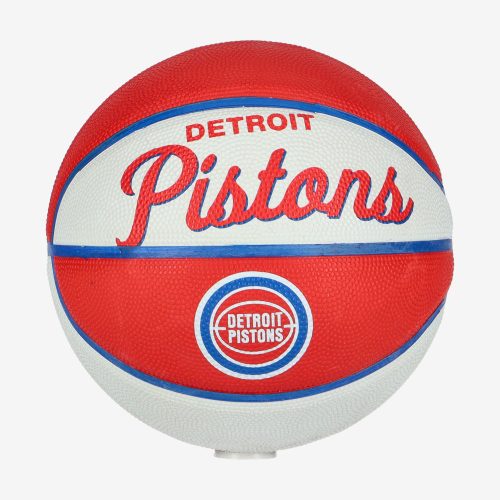 WILSON NBA TEAM RETRO MINI DETROIT PISTONS BASKETBALL 3 RED/WHITE