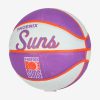 WILSON NBA TEAM RETRO MINI PHOENIX SUNS BASKETBALL 3 PURPLE/WHITE