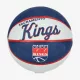 WILSON NBA TEAM RETRO MINI SACRAMENTO KINGS BASKETBALL 3 BLUE/WHITE
