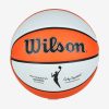 WILSON WNBA AUTHENTIC SERIES OUTDOOR BASKETBALL 6 ORANGE/WHITE