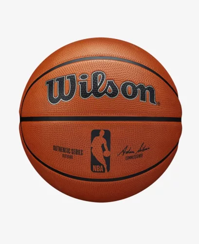 WILSON NBA AUTHENTIC SERIES OUTDOOR BSKT BROWN/BLACK