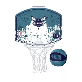 WILSON NBA TEAM MINI HOOP CHARLOTTE HORNETS  TEAL