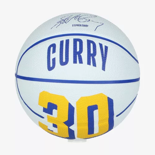 WILSON NBA PLAYER ICON MINI BSKT STEPHEN CURRY Blue/Yellow