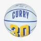 WILSON NBA PLAYER ICON MINI BSKT STEPHEN CURRY Blue/Yellow