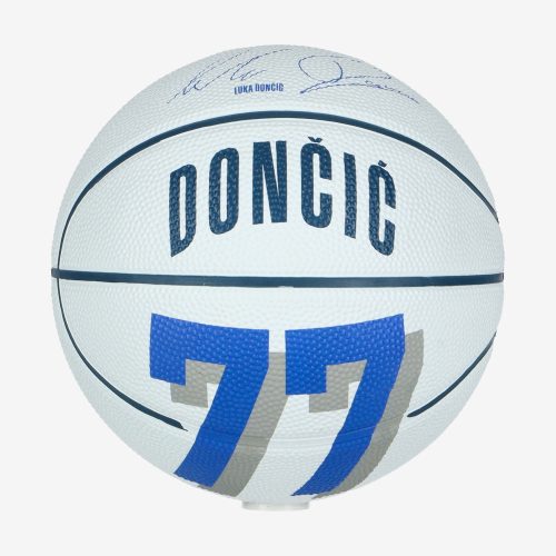 WILSON NBA PLAYER ICON MINI BSKT LUKA DONCIC Blue/White