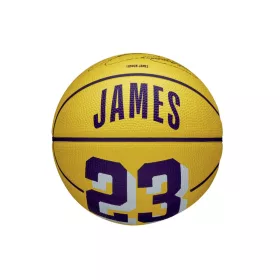 Wilson NBA Player Icon Mini Basketball LeBron New Yellow